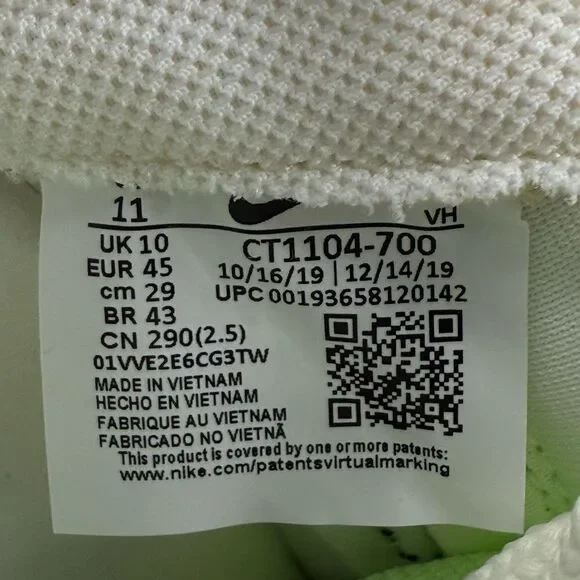 Nike Air Max Triax 96 Barely Volt athletic sneaker shoes men’s size 11 - Picture 7 of 8